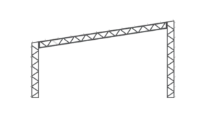 Ферма 6м односкатная