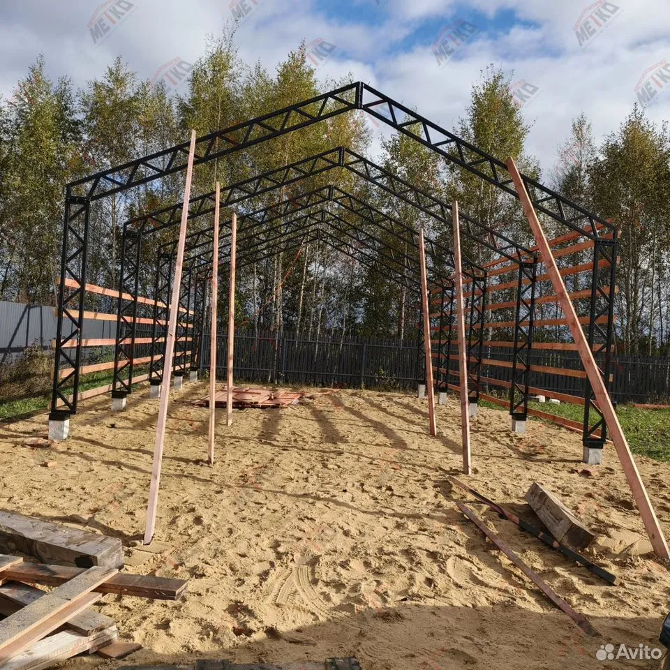 Каркас гаража ангара 8х12